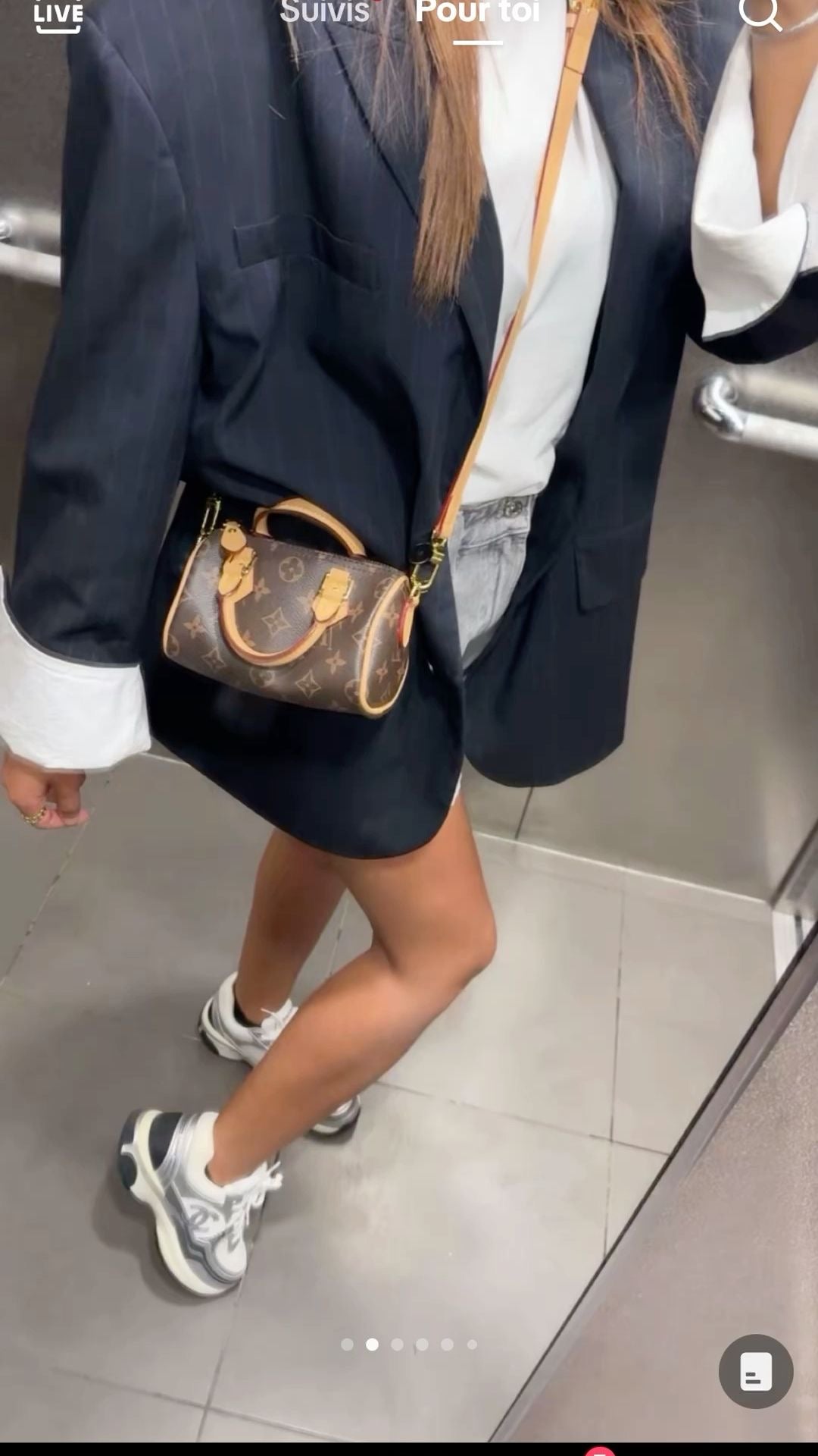 Louis Vuitton – Sac Nano Speedy en toile Monogram