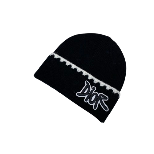 Bonnet Christian Dior –  avec logo Dior contrasté